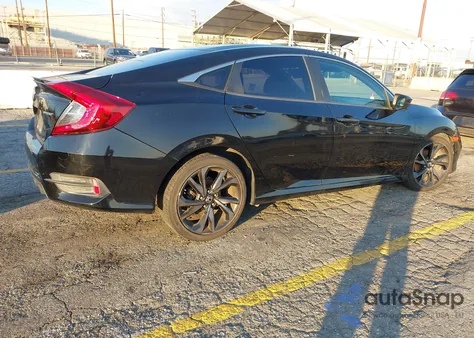 2019 Honda Civic Sport from USA, damaged, VIN 2HGFC2F86KH539622